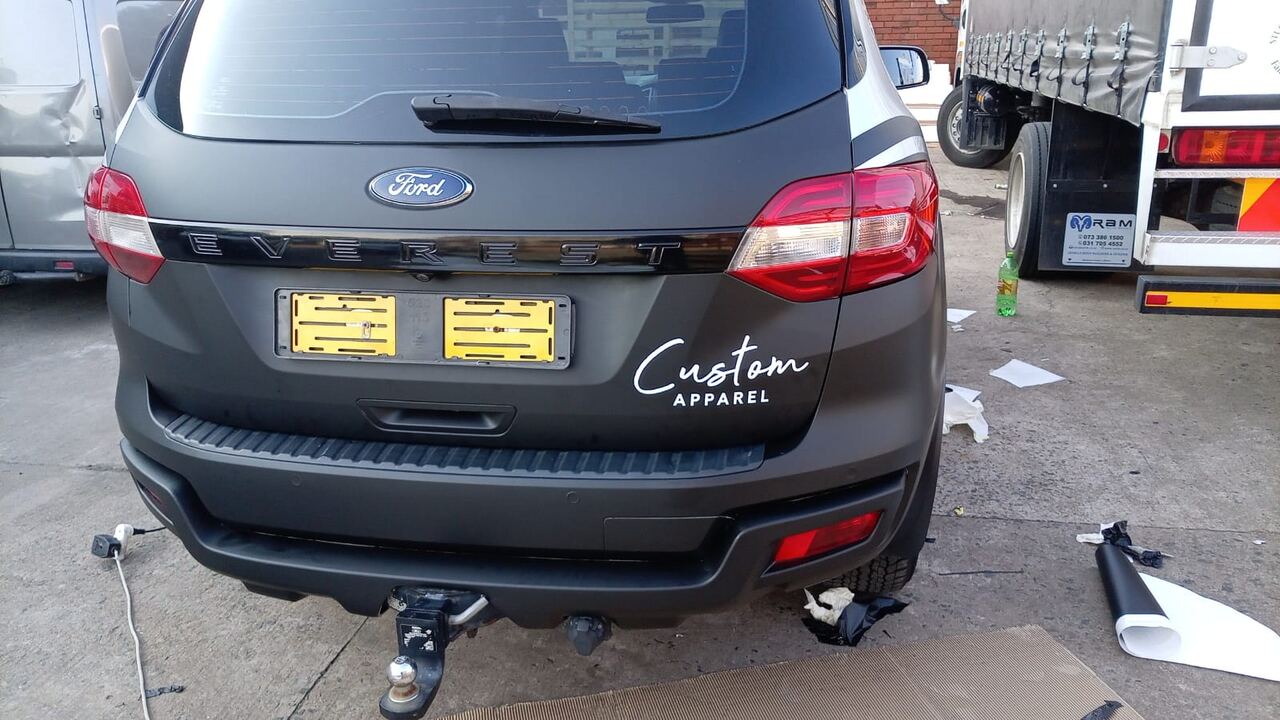 Custom Apparel fleet vehicle branding