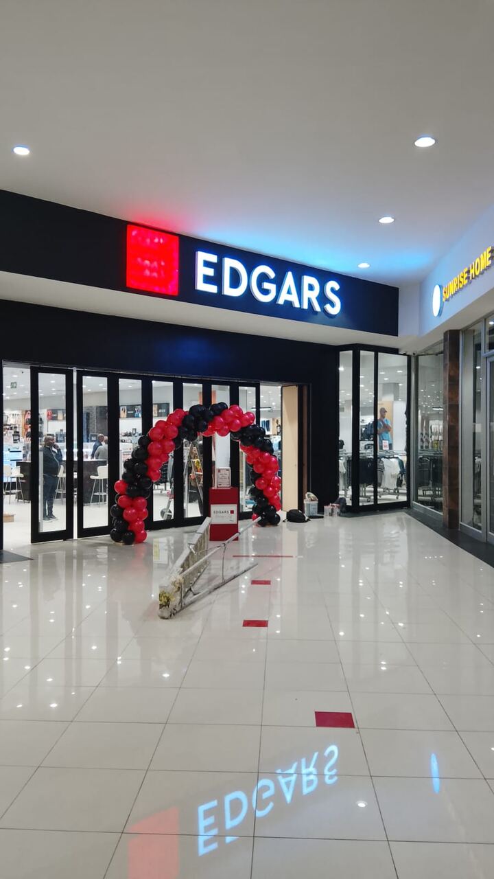 Edgars illuminated shopfront signage