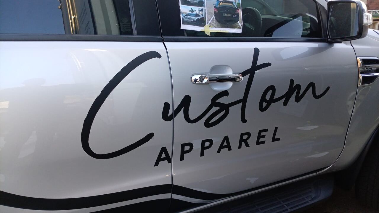 Custom Apparel vehicle branding