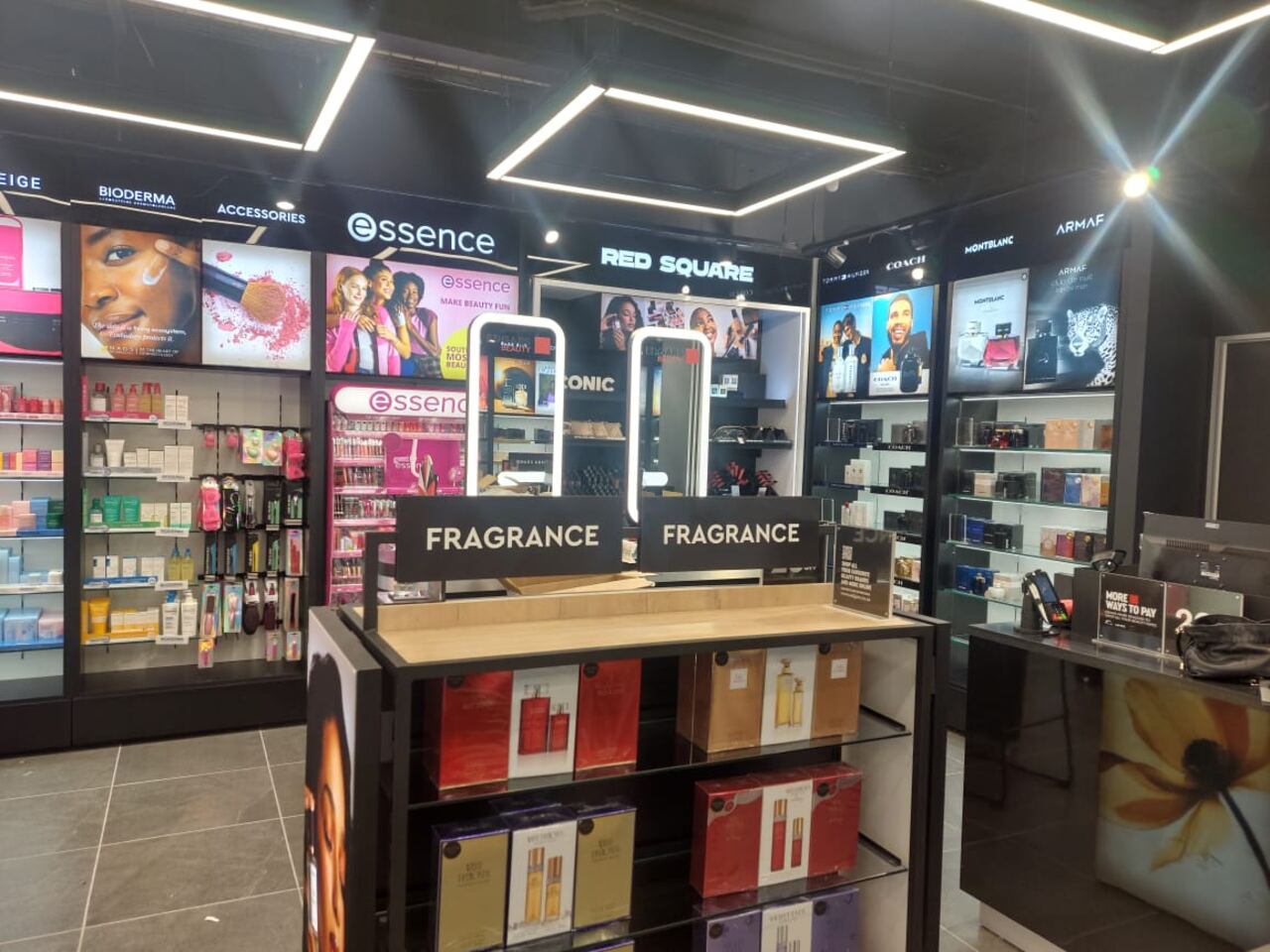 Red Square in-store signage